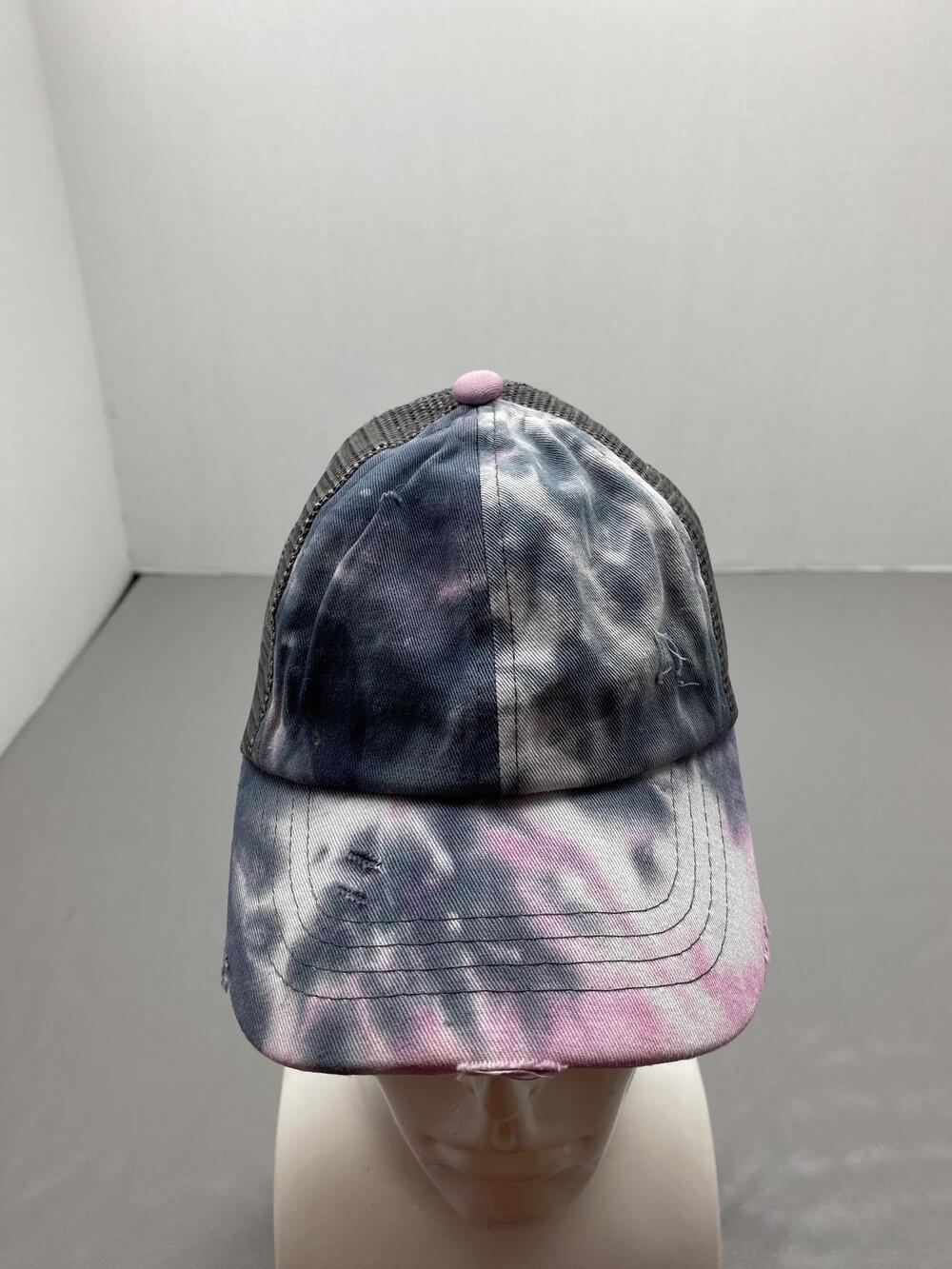 CC Hat Trucker Cap Strap Back Adjustable Unisex Kids Multicolor Batik Mesh